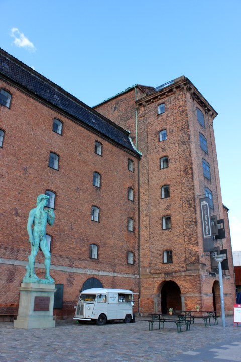 There are lots of really great old, repurposed warehouses lining the port.